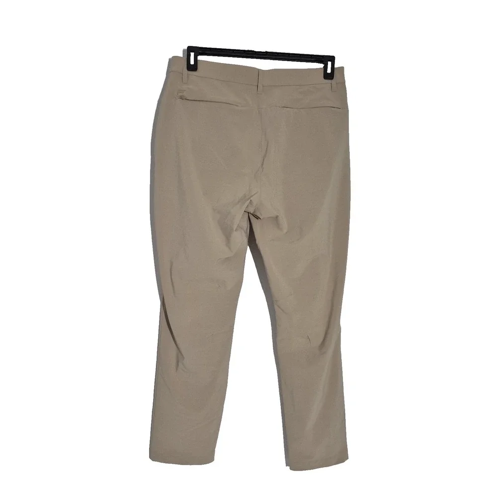 Fabletics Pants Mens Medium Brown The Only Stretch Water resistant Tapered Chino